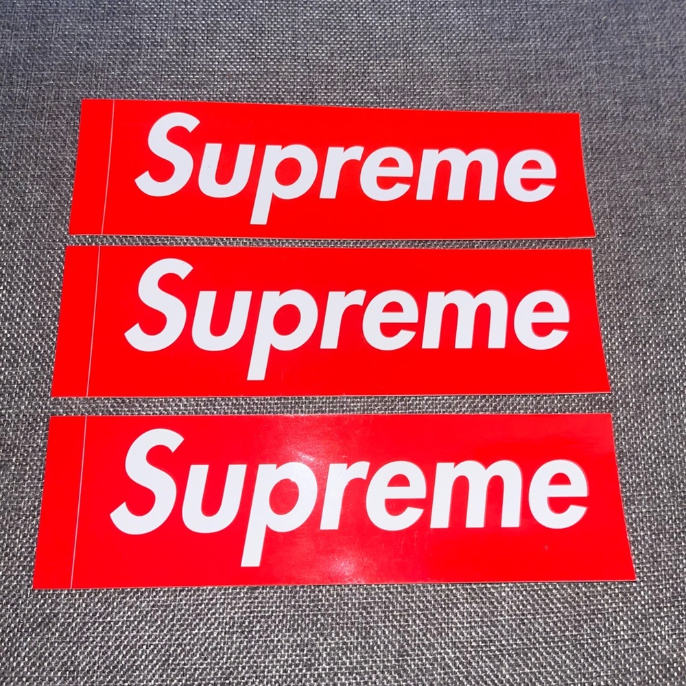 Supreme stickers (Go vote edition)